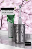Star Master Diş Fırçası Kabı Diş Fırçalığı Fırçalık Gümüş Eskitme Renk Model 10 thumbnail 3