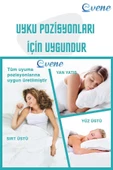 Evene Yastık Silikon Elyaf 5 Adet Antibakteriyel Dolgu Uyku Yastığı Pamuklu Dikişli Kılıf 900 gr - 7