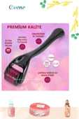 Evene Dermaroller Saç Çıkarma Tarağı İğneli Tarak Dermapen Roller 0,50 mm Saklama Kabı - 2
