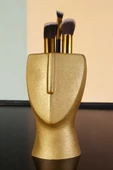 Viselia Makyaj Duzenleyici Makyaj Organizeri Makyaj Fırçalığı Makyaj Fırçası Altın Renk Model 23 thumbnail 1