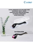 Evene Dermaroller Saç Çıkarma Tarağı İğneli Tarak 0,50 mm + Jade Roller Yüz Masaj Aleti Yeşim Taşı Seti - 4
