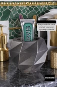 Star Master Diş Fırçası Kabı Diş Fırçalığı Fırçalık Gümüş Eskitme Renk Model 20 - 4