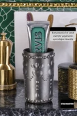 Star Master Diş Fırçası Kabı Diş Fırçalığı Fırçalık Gümüş Eskitme Renk Model 10 thumbnail 4