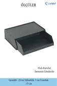 Evene Gizli Çekmece Organizer Masa Altı Saklama Kabı Siyah Renk Model 3 thumbnail 2