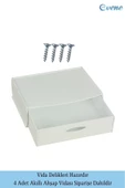 Evene Gizli Çekmece Organizer Masa Altı Saklama Kabı Beyaz Renk Model 2 thumbnail 8