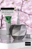 Star Master Diş Fırçası Kabı Diş Fırçalığı Fırçalık Gümüş Eskitme Renk Model 20 - 3