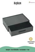 StarLightning Gizli Çekmece Organizer Masa Altı Saklama Kabı Siyah Renk Model 1 thumbnail 2