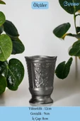 Evene Tezgah Üstü Kaşıklık Dekoratif Dik Kaşıklık Silindir Kaşıklık Gümüş Eskitme Renk Model 9 - 2