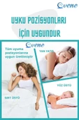 Evene Yastık Boncuk Elyaf 2 Adet Antibakteriyel Dolgu Extra Yumuşak Uyku Yastığı Pamuklu Dikişli Kılıf 700 - 7