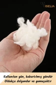 Viselia Yün Yastık Saf Doğal Uyku Yastığı Merinos Yünü Antialerjik 1500 gr Özel Çantalı - 4