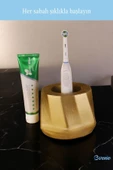 Evene Diş Fırçalığı Diş Fırçalık Diş Fırçası Standı Diş Fırçası Tutucu Altın Renk Model 17 thumbnail 4