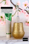 Star Master Diş Fırçası Kabı Diş Fırçalığı Fırçalık Altın Renk Model 15 - 3