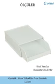 Evene Gizli Çekmece Organizer Masa Altı Saklama Kabı Beyaz Renk Model 6 - 2