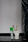 Star Master Diş Fırçası Kabı Diş Fırçalığı Fırçalık Beyaz Renk Model 23 - 2
