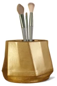 Evene Makyaj Organizeri Makyaj Fırçalığı Makyaj Organizer Düzenleyici Altın Renk Model 17 thumbnail 1