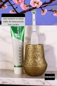 Star Master Diş Fırçası Kabı Diş Fırçalığı Fırçalık Altın Eskitme Renk Model 15 - 3