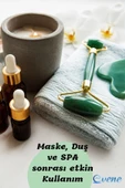 Evene Yüz Masaj Aleti Yüz Masaj Taşı Yeşim Taşı Face Roller Yüz Sıkılaştırıcı - 6