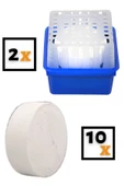 Viselia Nem Alıcı Set 2 Cihaz Ve 10 Adet Yedek Tablet Rutubet Giderici Önleyici Küf Engelleyici 12x450 Gr thumbnail 1