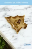Evene Şekerlik Altın Renk Sunumluk Drajelik Dekoratif Tabak Model 12 - 5