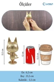 Evene Biblo Dekoratif Obje Heykel Biblo Dekoratif Süs Eşyası Model 26 Kedi Biblo thumbnail 3