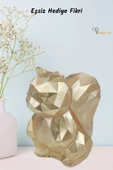 Viselia Dekoratif Sincap Biblo Heykel El Yapımı Sevimli Hediyelik Süs Eşyası Poly Model Tasarım Ürünü thumbnail 7