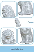 Evene Biblo Dekoratif Obje Heykel Biblo Aslan Biblo Dekoratif Süs Eşyası Model 2 thumbnail 5