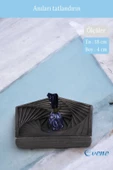 Evene Şekerlik Sunumluk Drajelik Dekoratif Tabak Gümüş Eskitme Renk Model 9 - 2