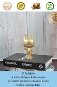 Evene Biblo Dekoratif Obje Heykel Biblo Dekoratif Süs Eşyası Model 26 Kedi Biblo thumbnail 4