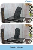 Evene Biblo Dekoratif Obje Heykel Biblo Aslan Biblo Dekoratif Süs Eşyası Model 2 thumbnail 2