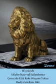 Evene Biblo Dekoratif Obje Heykel Aslan Biblo Dekoratif Süs Eşyası Altın Eskitme Renk Model 36 - 4