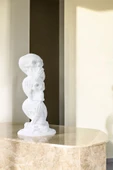 Evene Biblo Dekoratif Obje Heykel Üç Maymun Biblo Dekoratif Süs Eşyası Beyaz Model 29 thumbnail 1