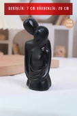 tambana Siyah Heykel Biblo Dekoratif Süs Eşyası Dekoratif Masa Süsü Salon Aksesuarları Model 41 thumbnail 3
