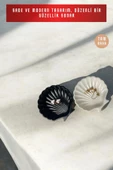 tambana Sunumluk Takı Tabağı Dekoratif Tepsi Obje Seti 2 Parça Model 25 - 4