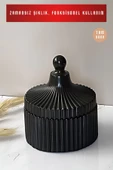 tambana El Yapımı Dekoratif Kutu Kapaklı Takı Kutusu Siyah Model 10 thumbnail 4