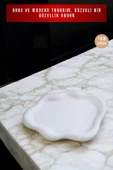 tambana Beyaz Sunumluk Takı Tabağı Dekoratif Tepsi Obje Ev Dekorasyon Model 18 thumbnail 4