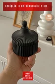 tambana El Yapımı Dekoratif Kutu Kapaklı Takı Kutusu Siyah Model 10 thumbnail 3