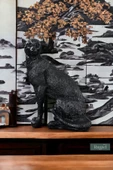 Rugad Biblo Dekoratif Heykel Leopar Biblosu Siyah Model 33 thumbnail 2