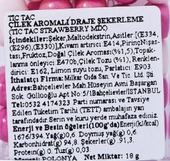 Tic Tac Çilek Aromalı Şeker 18 Gr. (5 Adet) - 4