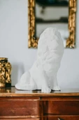 Rugad Biblo Dekoratif Heykel Aslan Biblosu Beyaz Model 36 thumbnail 1