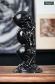 Rugad Biblo Dekoratif Heykel Kuru Kafa Biblosu Siyah Model 29 thumbnail 2