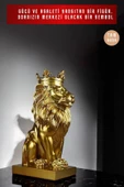 tambana Gold Heykel Biblo Dekoratif Süs Eşyası Dekoratif Masa Süsü Salon Aksesuarları Model 34 thumbnail 2