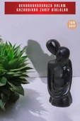 tambana Siyah Heykel Biblo Dekoratif Süs Eşyası Dekoratif Masa Süsü Salon Aksesuarları Model 41 thumbnail 2