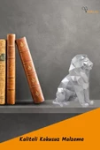 Viselia Dekoratif Aslan Biblo Heykel El Yapımı Hediyelik Süs Eşyası Poly Model Tasarım Ürünü thumbnail 5