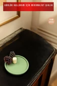 tambana Açık Yeşil Sunumluk Takı Tabağı Dekoratif Tepsi Obje Ev Dekorasyon Model 28 thumbnail 2