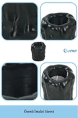 Evene Dekoratif Mumluk Tealight Mumluk Şamdan Mumluk 3 Lü Şamdan Model 30 - 7