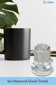 Evene Dekoratif Mumluk Tealight Mumluk Şamdan Mumluk 3 Lü Şamdan Model 39 - 3