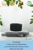 Evene Siyah Mumluk Şamdan Tealight Mum Uyumlu Tekerlek Model - 8