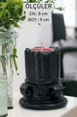Fonnava Şamdan Mumluk Dekoratif Mumluk Tealight Mumluk Model 39 - 2