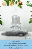 Evene Dekoratif Mumluk Tealight Mumluk Şamdan Mumluk 3 Lü Şamdan Model 39 - 8