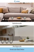 Evene Dekoratif Mumluk Tealight Mumluk Şamdan Mumluk 3 Lü Şamdan Model 37 - 4